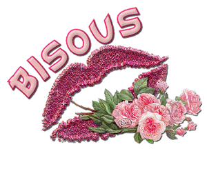 Gif animé bisous bouche